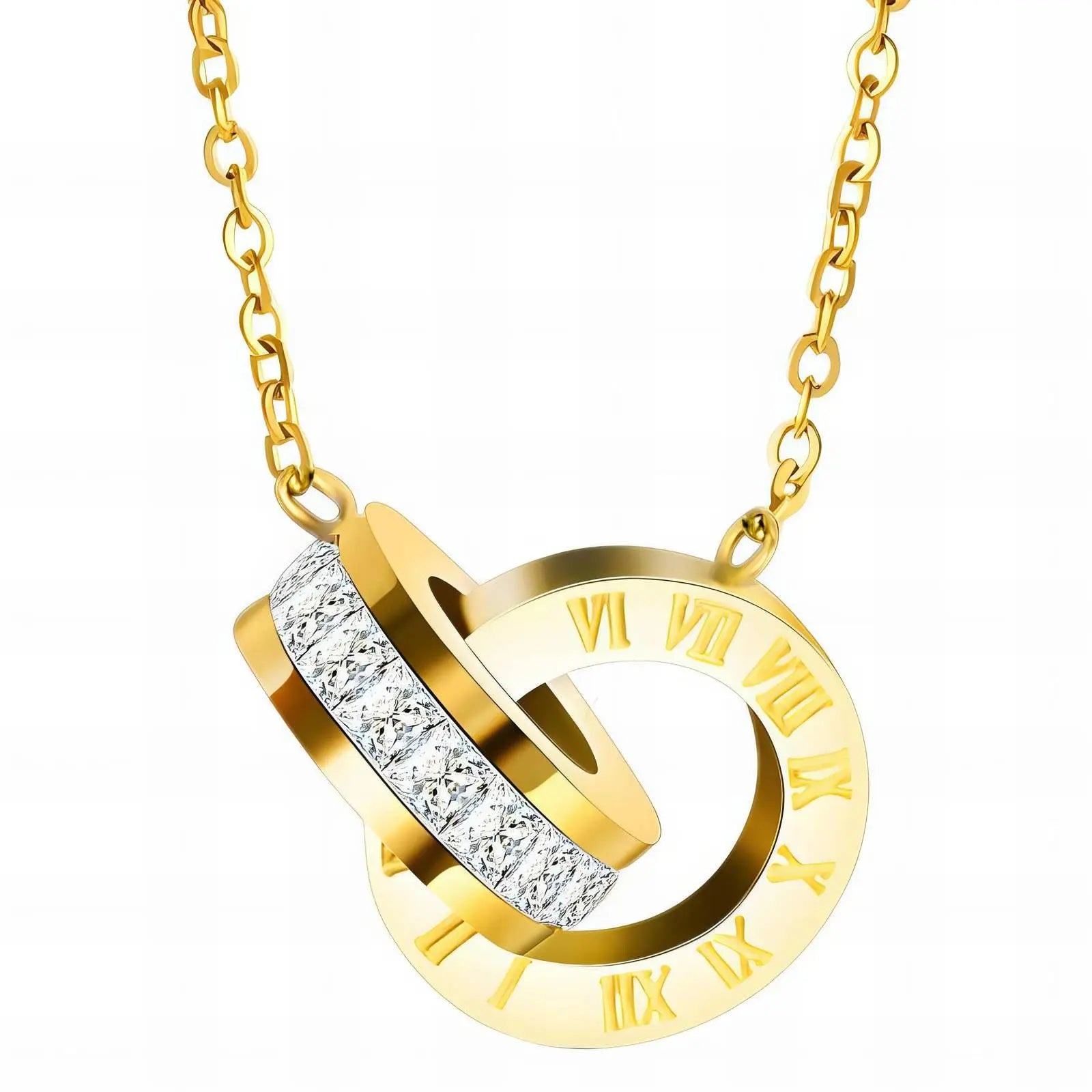 18K store gold plated necklace