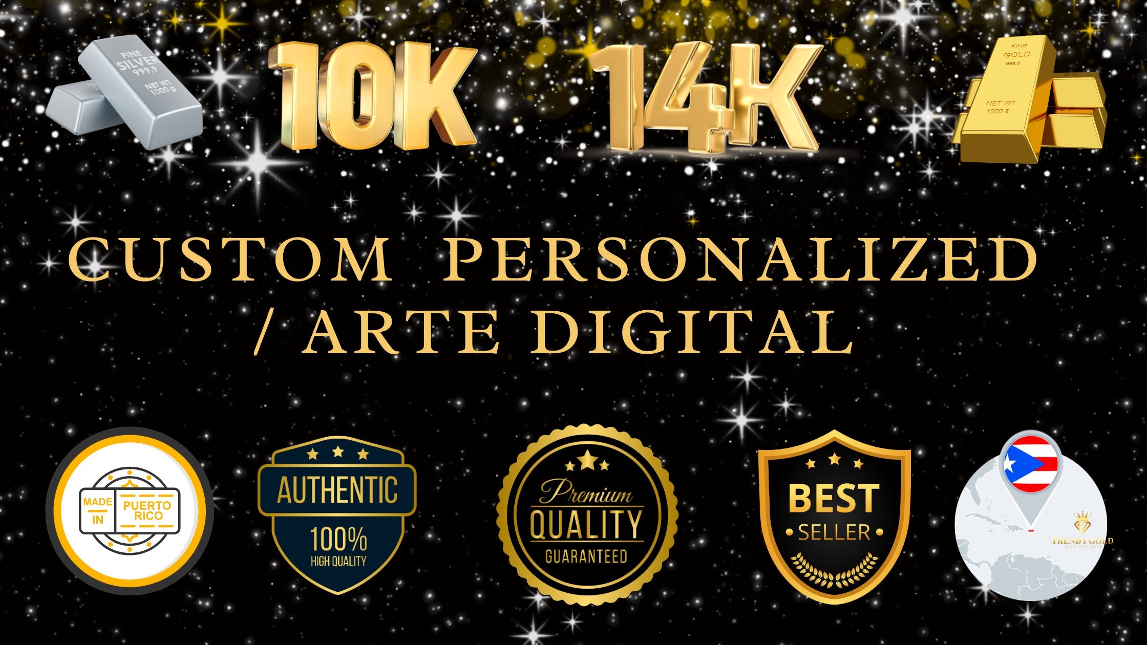 Custom / Personalized - TrendyGold