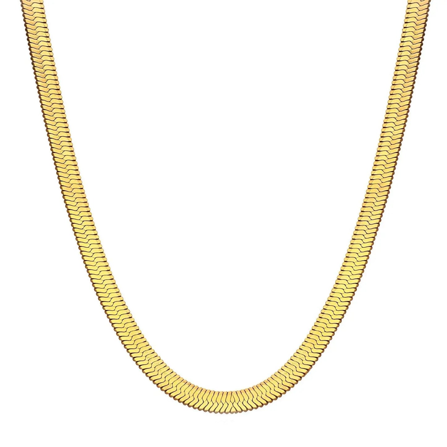 18K gold plated Stainless steel necklace TrendyGold